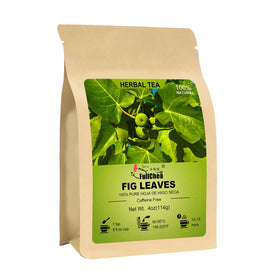 FullChea packaging showcases premium caffeine-free fig leaf tea for everyday wellness.