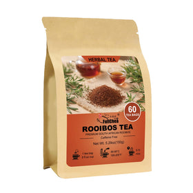 FullChea Rooibos tea bags 60-count box, convenient caffeine-free enjoyment.