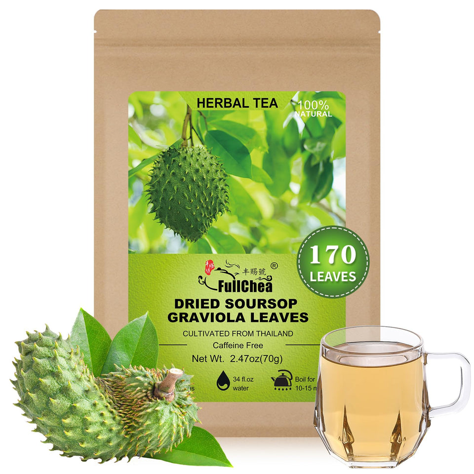 FullChea Soursop Leaves in resealable packaging for freshness and convenience.