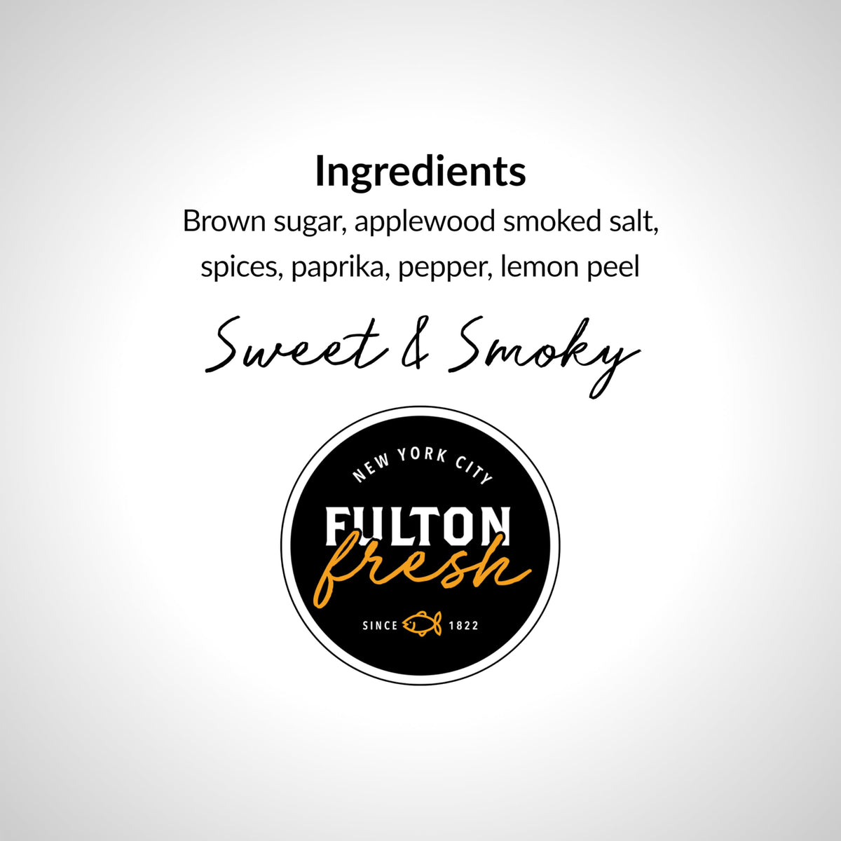 Quality ingredients in Fulton Fish Market seasoning offer easy, reliable flavor