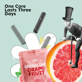 FÜM citrus cores trio close-up, three flavors ready for monthly rotation