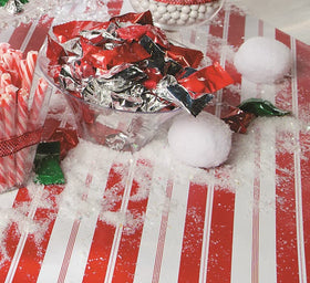 Baby shower favors use silver packaging for sophisticated guest gifts.