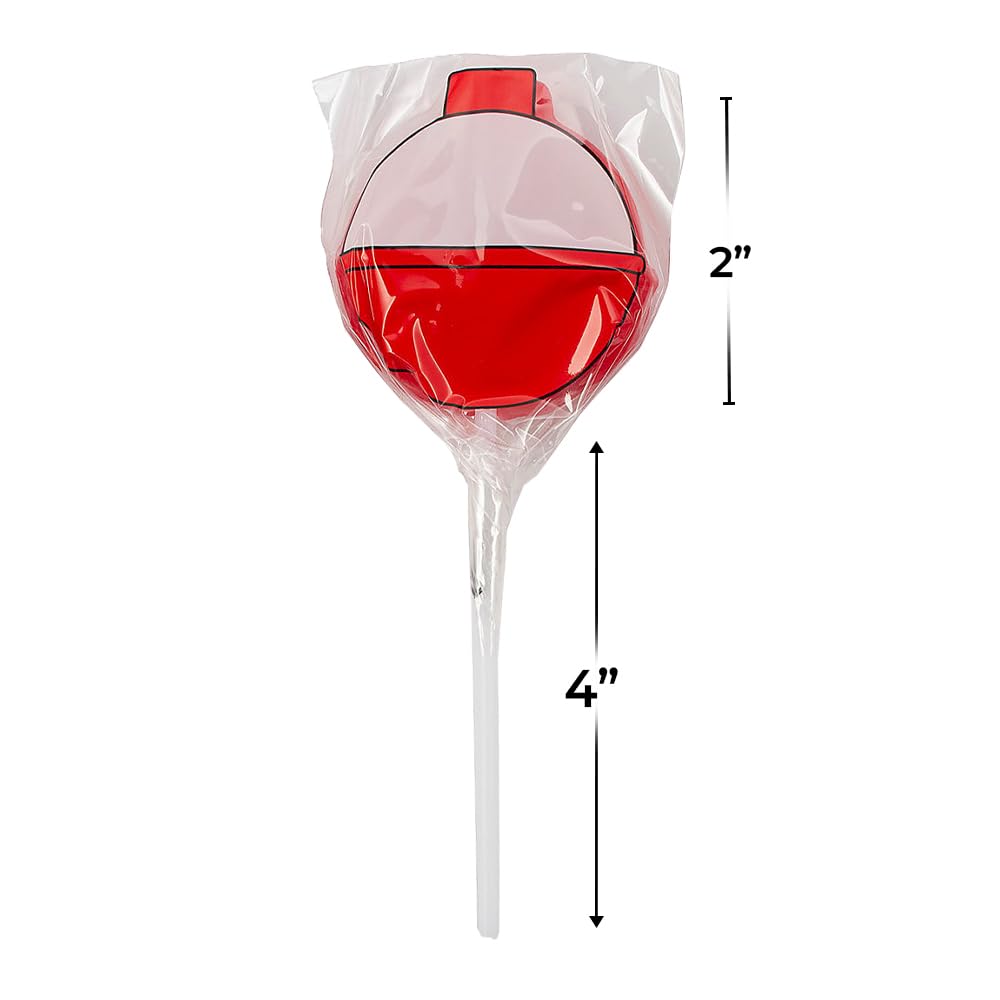 Fun Express cherry-flavored lollipops, a tasty candy that doubles as party favors.