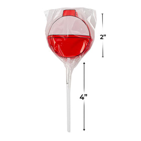 Fun Express cherry-flavored lollipops, a tasty candy that doubles as party favors.