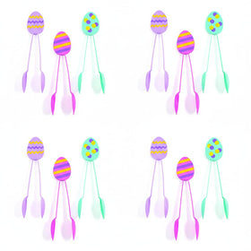 Fun Express Easter Dying Tongs with egg-shaped tips for mess-free egg coloring.