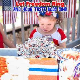 Fun Express patriotic mints suited for Memorial Day or Veterans Day celebrations.