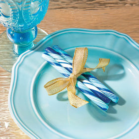 Fun Express blueberry candy canes ideal for wedding favors and decor