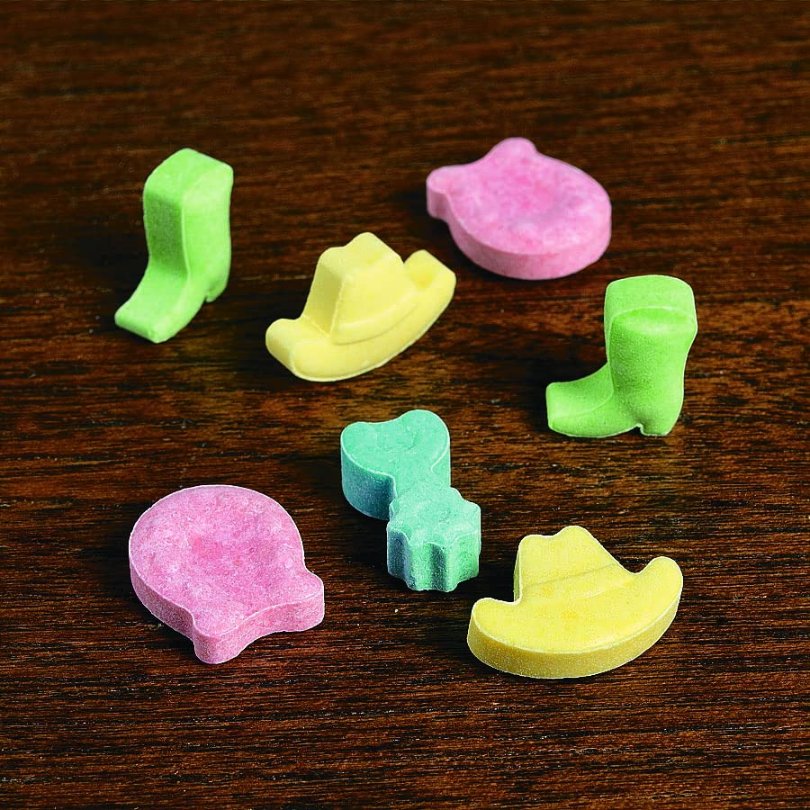 Fun Express cowboy hat-shaped candy ideal for rodeo themed celebrations and kids' treats.