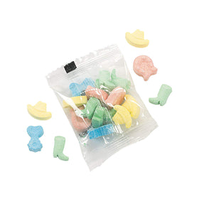 Fun Express horse-shaped candy for western party favors and candy buffets.