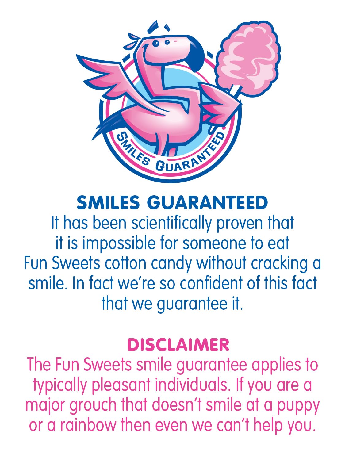 Fun Sweets blue raspberry tub with resealable lid for fresh snacking
