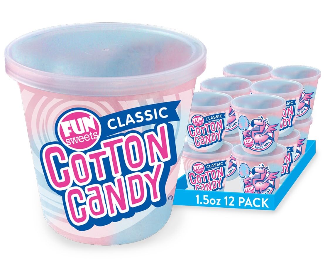Fun Sweets blue raspberry tub for birthday parties and favors