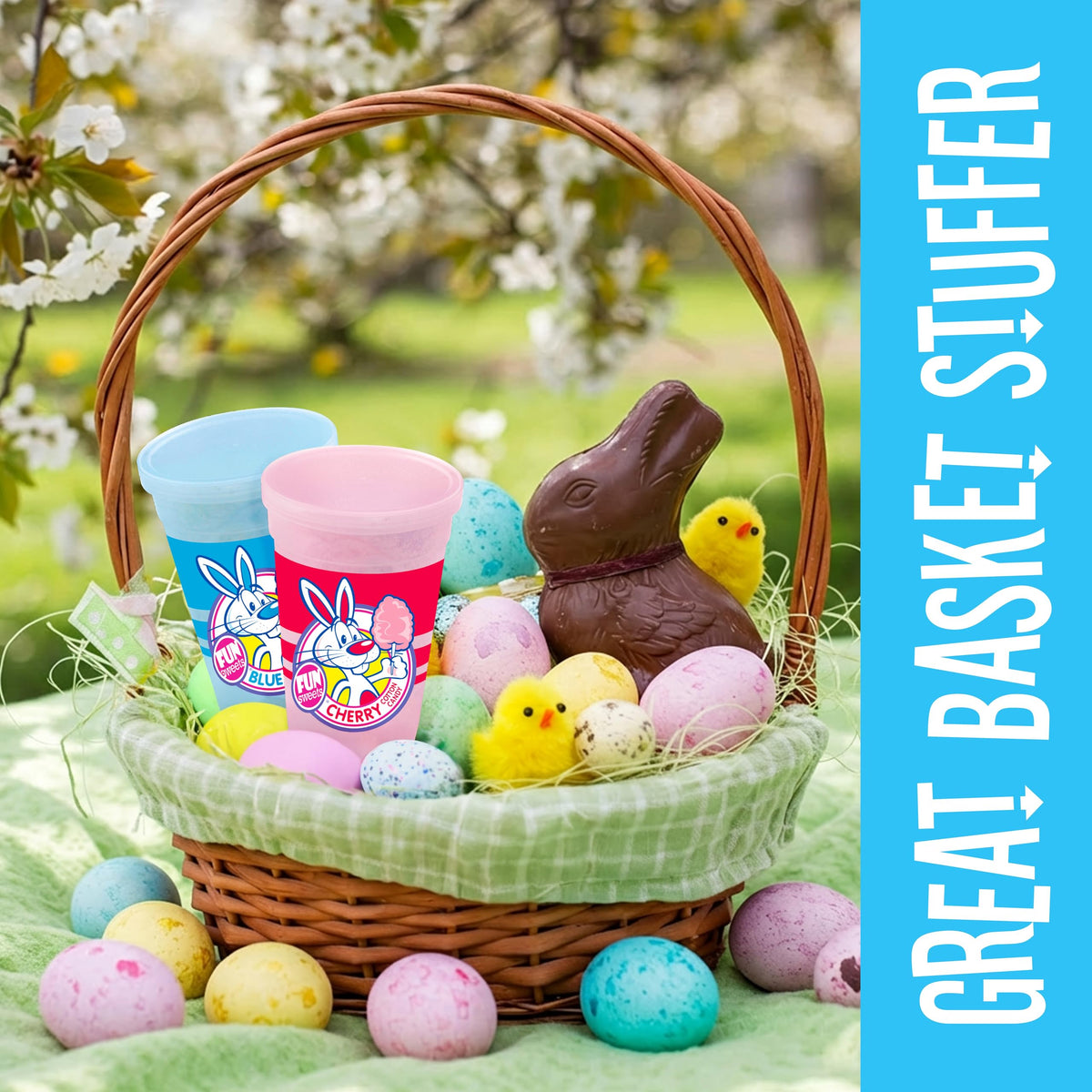 Fun Sweets Portable tubs ideal for on the go snacks and lunchbox treats.