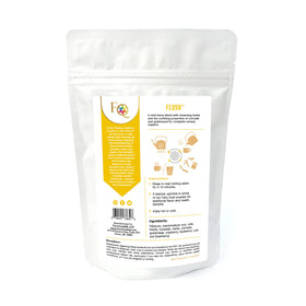 FunctionaliQi Flush tea cup steep; aromatic blend for a comforting urinary moment.