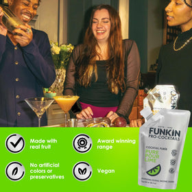Funkin Lime puree ingredients highlight real fruit base
