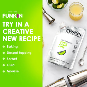 Funkin Lime puree packaging is easy-open and resealable