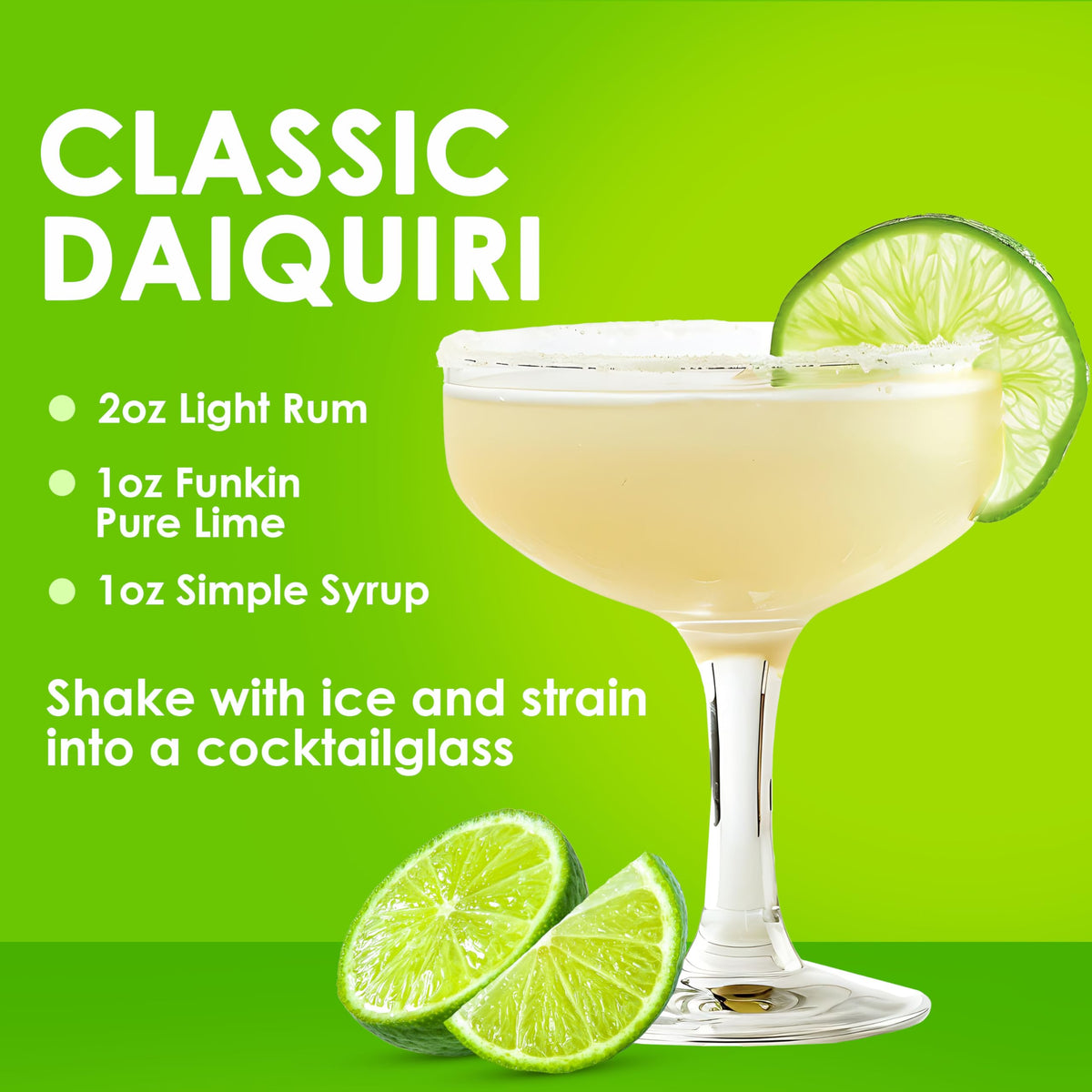 Funkin Lime puree smoothie use adds natural lime sweetness