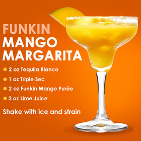 Smoothie with Funkin Mango Puree for a fruity breakfast