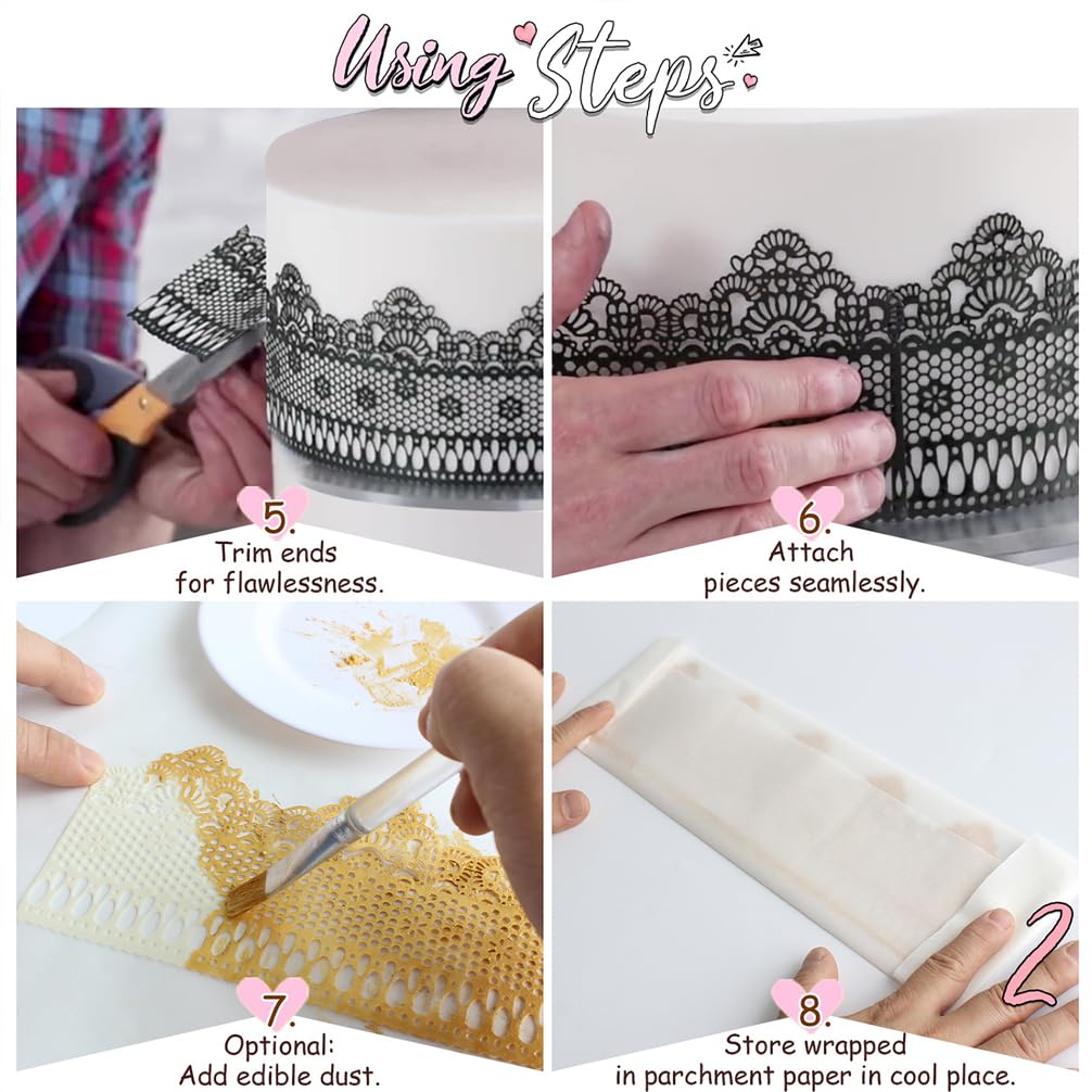 FUNSHOWCASE total lace length 310 cm for versatile decorating