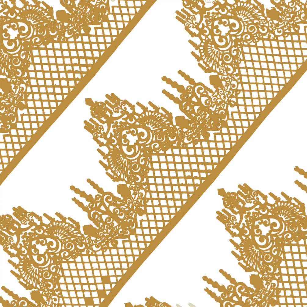FUNSHOWCASE edible lace border 12-inch set for elegant cake edging