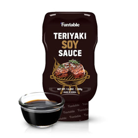 Funtable Teriyaki Sauce bottle ready for quick marinades and glaze.
