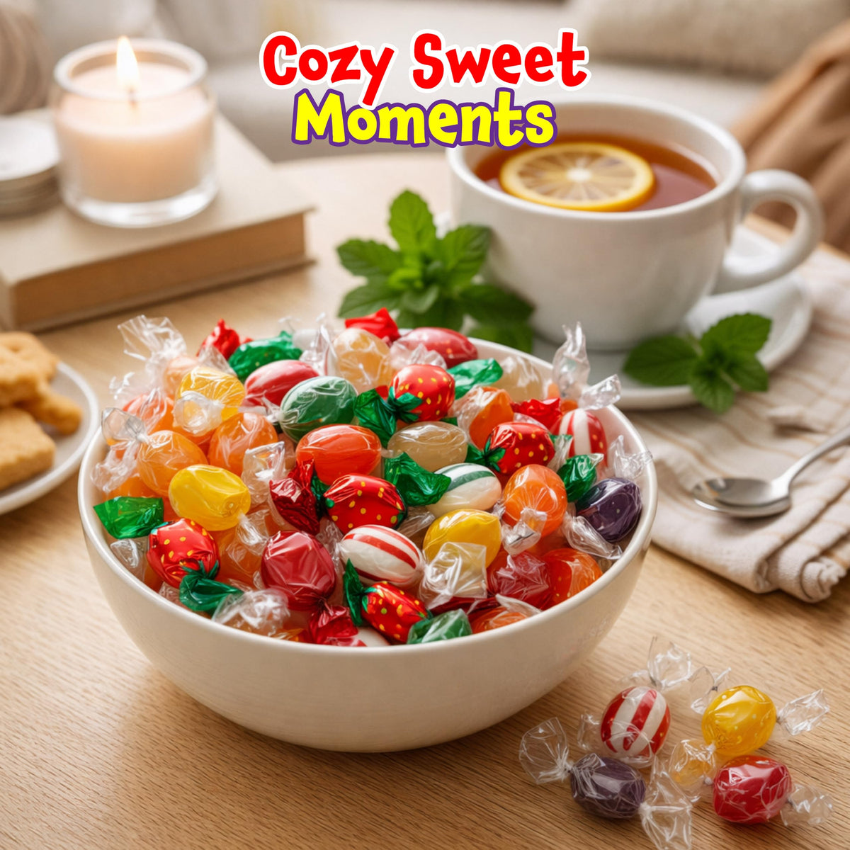 FUNTASTY butterscotch hard candy delivers rich caramel notes