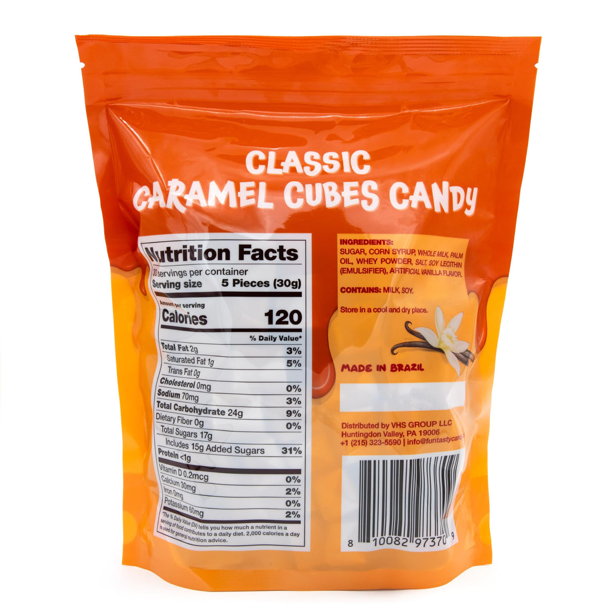 Caramel candy melts into sauces for desserts and sweet creations