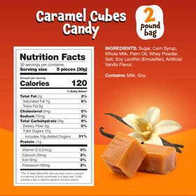 Individually wrapped FUNTASTY caramels preserving freshness for events and gifting