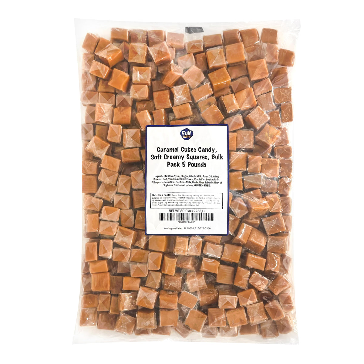 FUNTASTY office snacks display of caramels for desk breaks