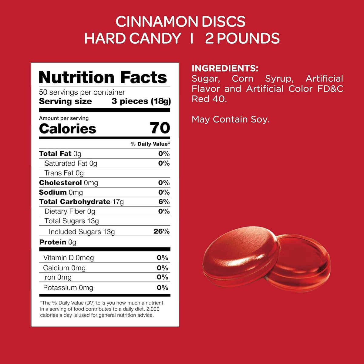 FUNTASTY Cinnamon Discs ideal for gift bags and holiday trays.