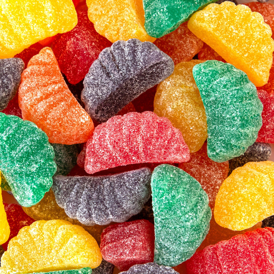 FUNTASTY Fruit Slices assorted collection displays colorful wedges for gifting and sharing.