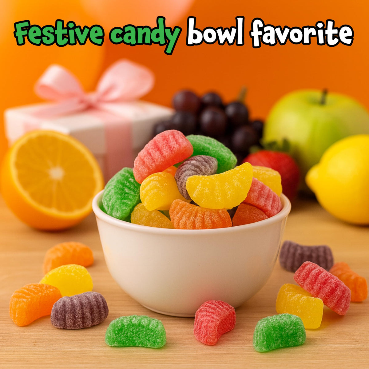 FUNTASTY Fruit Slices lemon wedge showcases bright zest for desserts.