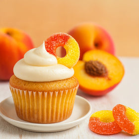 FUNTASTY Peach Rings ideal movie night snack and on-the-go treat.