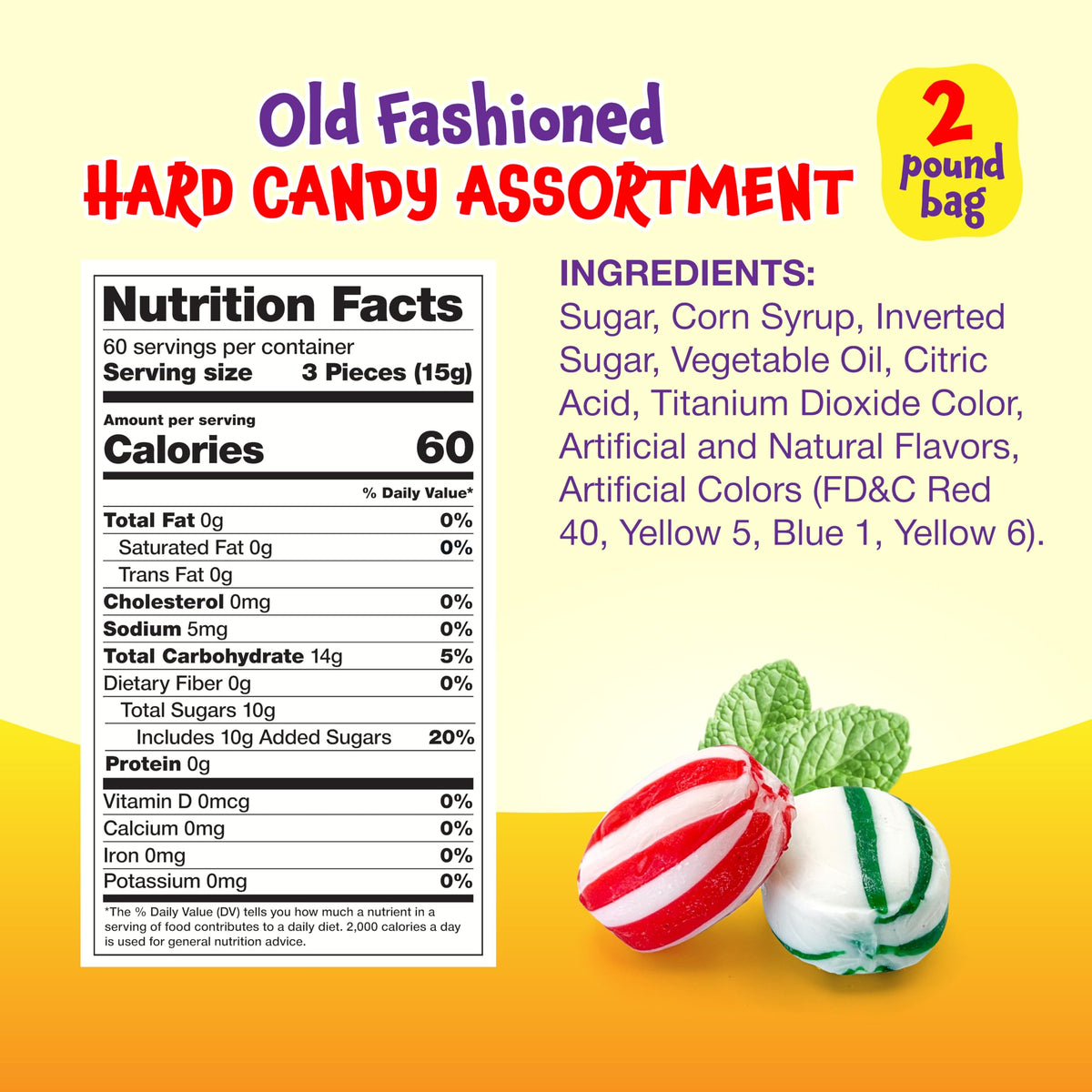 FUNTASTY peppermint hard candy for a refreshing bite