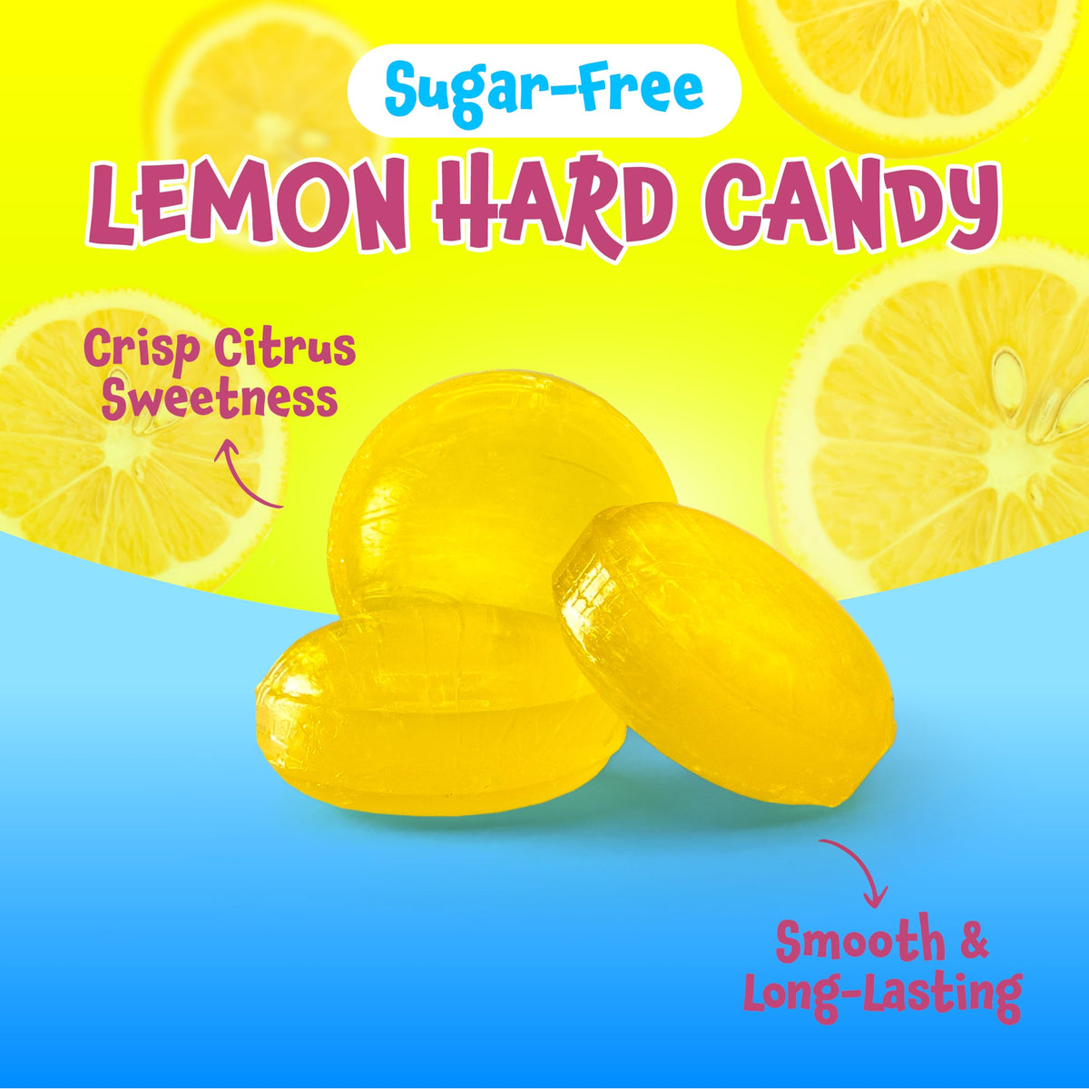 FUNTASTY reception-area lemon drops offer a nostalgic sugar-free option