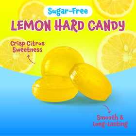 FUNTASTY reception-area lemon drops offer a nostalgic sugar-free option
