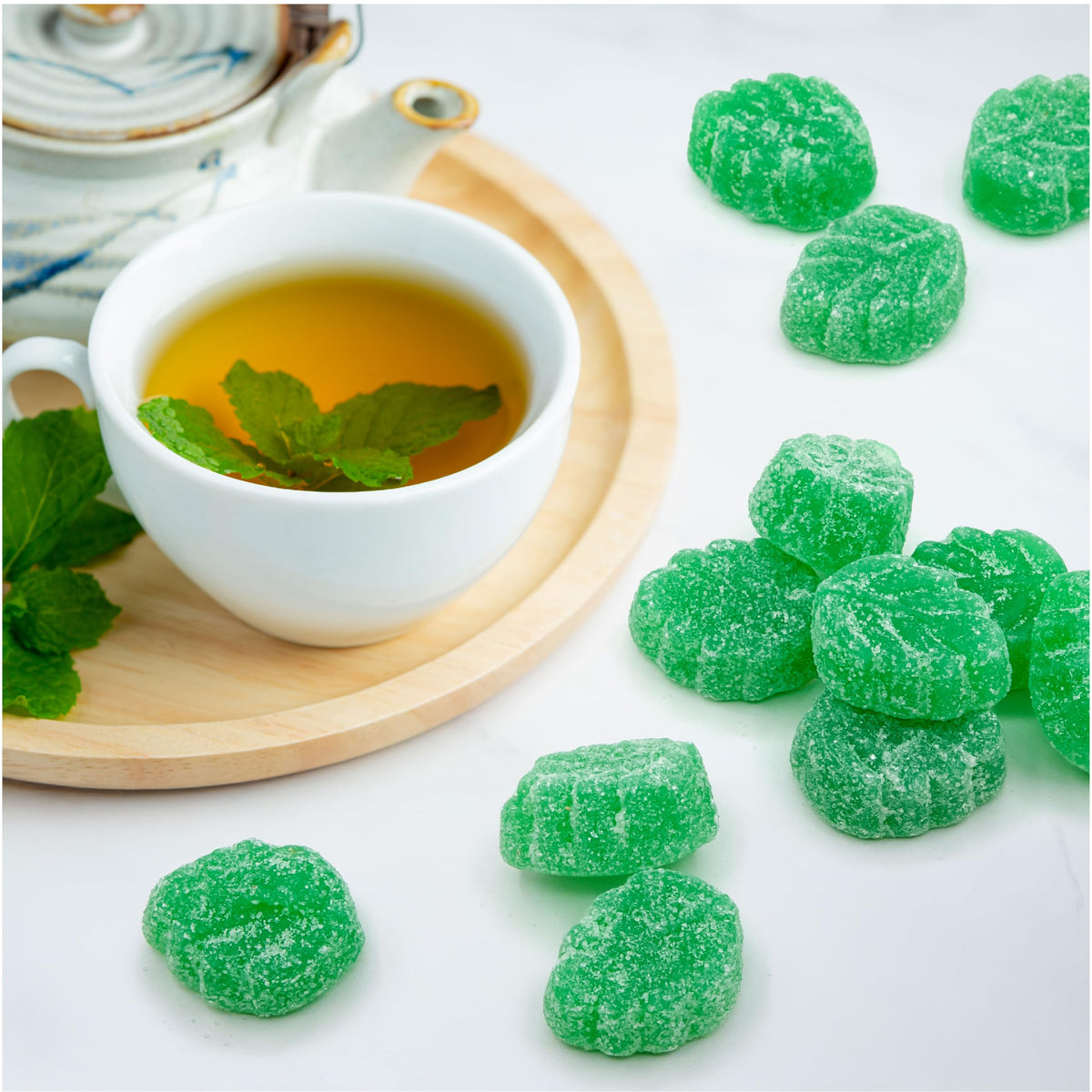 FUNTASTY Spearmint Leaves Candy gift bag ready for party favors and gifting