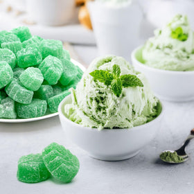 FUNTASTY Spearmint Leaves Candy green gems perfect for festive snacking