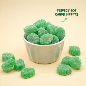 FUNTASTY Spearmint Leaves Candy party buffet ideal for candy tables and displays