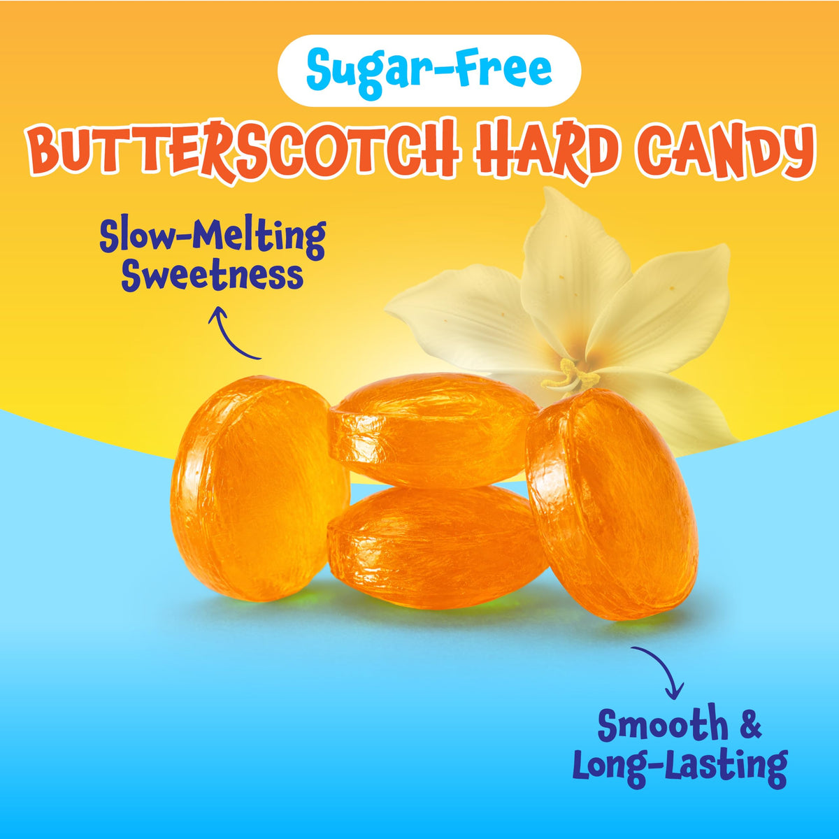 FUNTASTY sugar-free butterscotch in office bowl, ready for sharing.