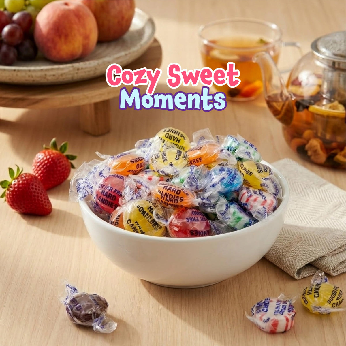 FUNTASTY cinnamon candy offers a warming chew without sugar