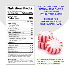 FUNTASTY Sugar Free Starlight Mints, individually wrapped, ideal for on-the-go refreshment.