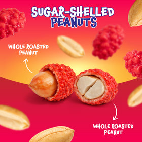 FUNTASTY French Burnt Peanuts shown in traditional panning for authentic crunch.