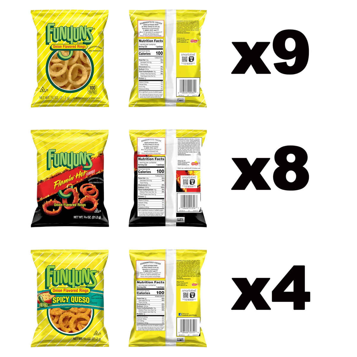 Close-up of Funyuns rings highlighting crunchy onion texture for snacking.