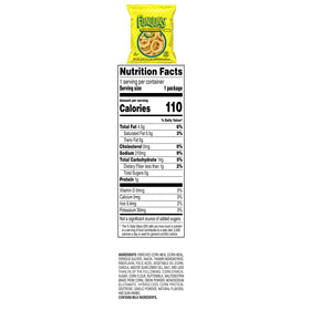 Funyuns Onion Flavored Rings resealable bag for freshness and storage.