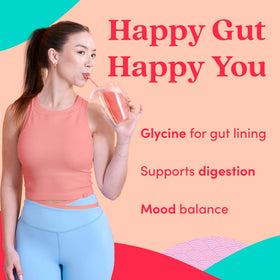 Further Food gelatin powder back label close-up confirms third-party testing for purity