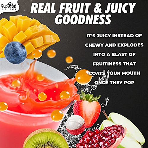 Fusion Select bursting boba pearls ready-to-serve, perfect for bowls and drinks