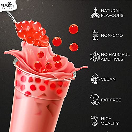 Fusion Select bursting boba pearls dessert topper adds sparkle to bowls