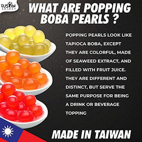 Fusion Select bursting boba pearls snack-ready packs for on-the-go treats
