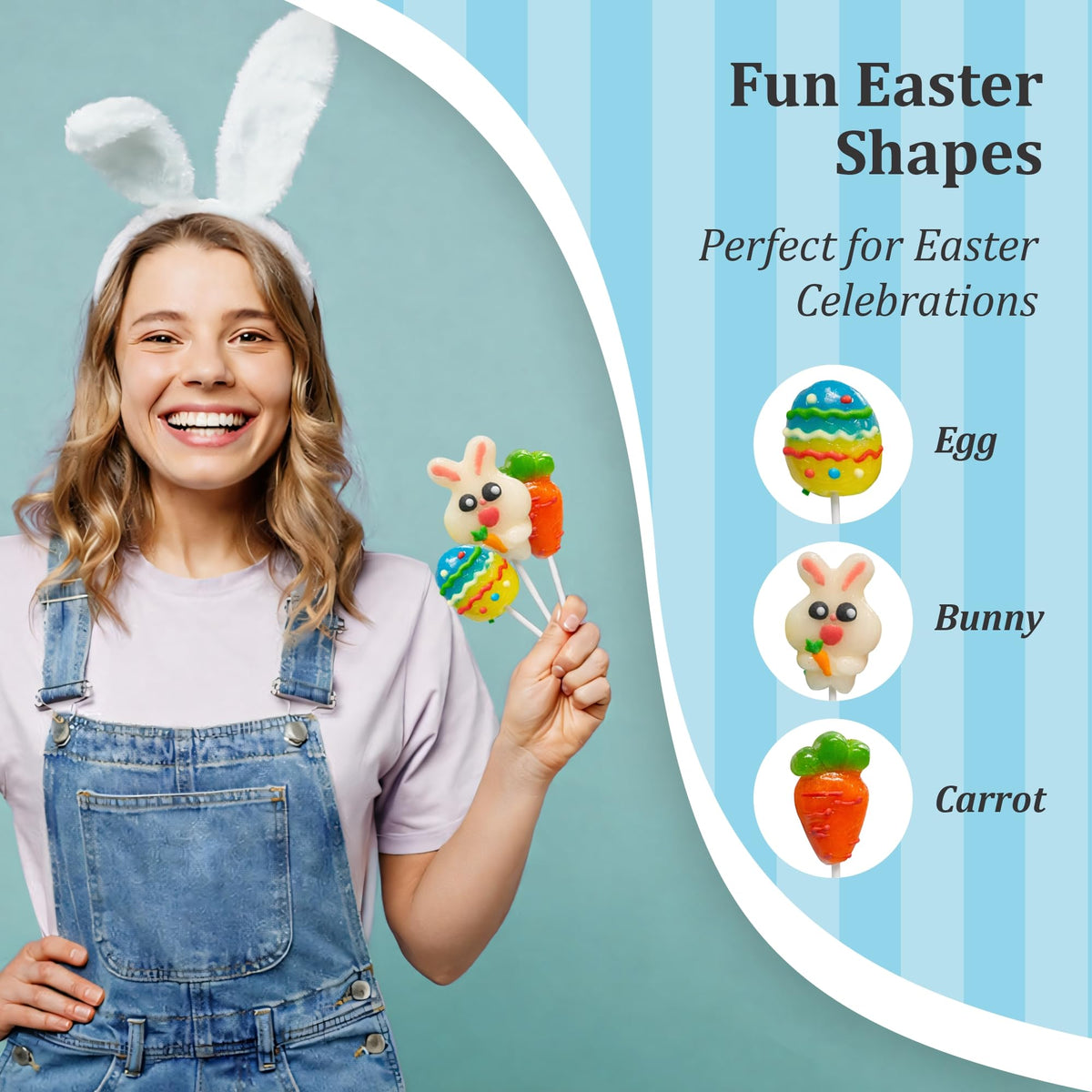 Fusion Select Easter lollipops orange flavor highlight a bright party treat