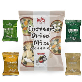Fusion Select vegetable miso soup packet for a quick, comforting meal.